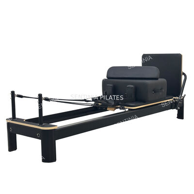 Quality Rehabilitation Classic Aluminum Pilates Reformer With Microfiber Leather Cushion factory