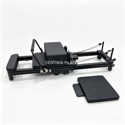 Quality Full Track Foldable Pilates Reformer Gym Equipment For Professional And Home Fitness factory
