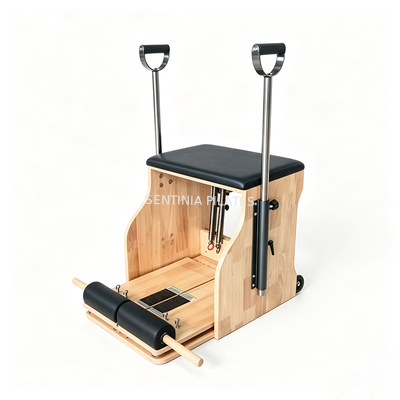 Quality Commercial Studio Pilates Wunda Chair Solid Rubberwood Wear Resistant factory