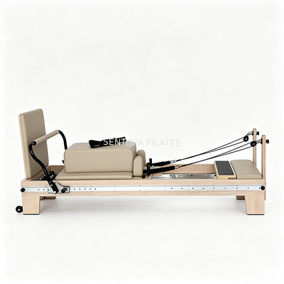 Quality Professional Full Track Studio Quality Pilates Reformer Machine With Stainless Steel Tower factory