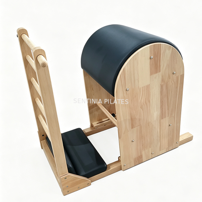 Quality ODM Professional Pilates step Barrel Reformer Ladder Solid Rubber Wood Frame factory