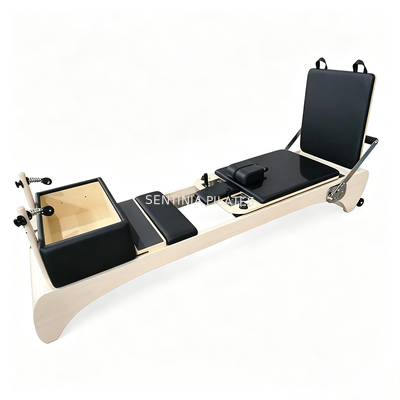 Quality Maple Rubber Wood Pilates Fitness Equipment Reformer Gym Equipment factory