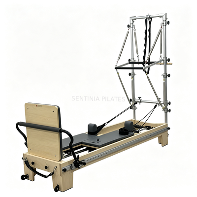 Quality Maple Wood Compact Pilates Equipment Exercise Bench Multifunctional factory