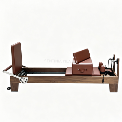 Quality Premium Solid American Walnut Pilates Reformer Bench Home Machine ODM factory