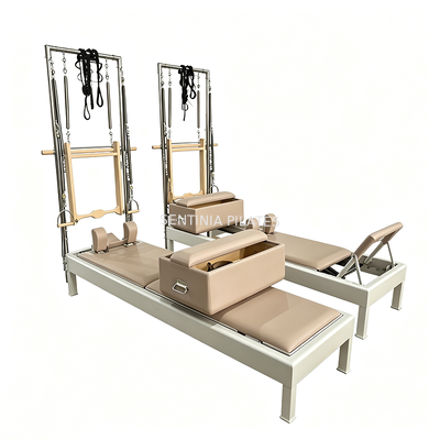 Quality Classic Aluminum Alloy Pilates Tower Equipment Compact Reformer For Home factory