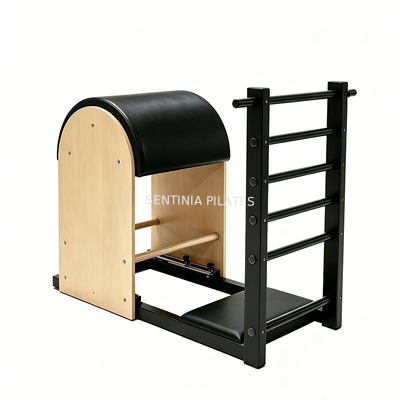 Quality Portable Maple Pilates Ladder Barrel Fitness Trainer For Core Strength & Flexibility factory