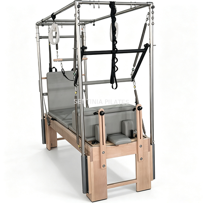 Quality Commercial Beech Wood Cadillac Pilates Machine Reformer Trapeze Table Equipment factory