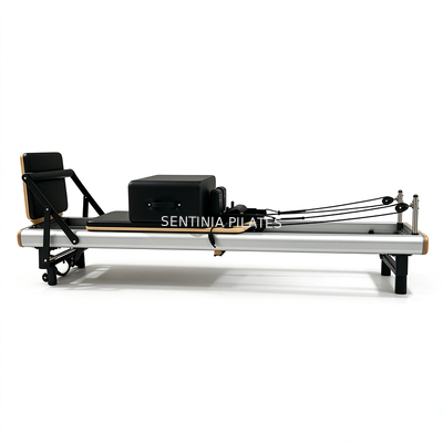 Quality Professional Gym Aluminum Pilates Reformer Small Equipment With Piano Wire Springs factory