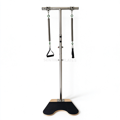 Quality Detachable Compact Wall Mounted Pilates Stick Trainer With Steel Springs factory